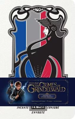 怪獸與牠們的產地：法國魔法部硬殼橫線筆記本（13 x 21 cm / 192 頁）Fantastic Beasts - the Crimes of Grindelwald - Ministère Des Affaires Magiques Ruled Journal