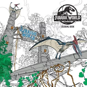 Jurassic World Fallen Kingdom Adult Coloring Book