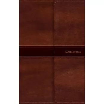 Santa Biblia / Holy Bible: Reina-Valera 1960, Marrón, símil piel y solapa con imán, Ultrafina / King James Version, Brown, Imita