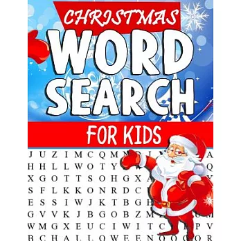 Christmas Word Search for Kids: Christmas Word Search Large Print for Kids: Word Search Puzzle Book for Kids Adults and Seniors: