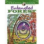 Creative Haven Entangled Forest Coloring Book