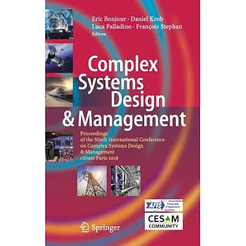 Complex Systems Design & Management: Proceedings of the Ninth International Conference on Complex Systems Design & Management, C