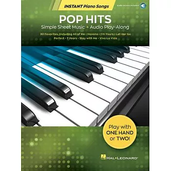 Pop Hits: Simple Sheet Music + Audio Play-Along