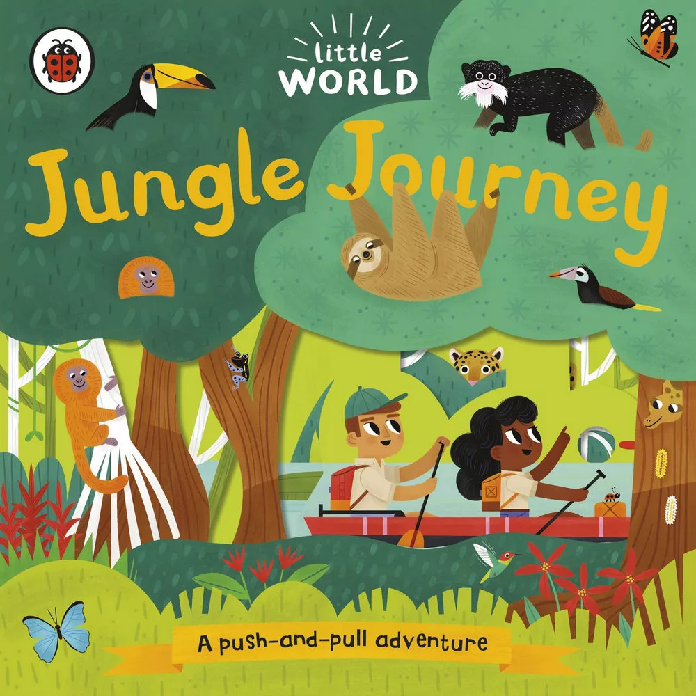 互動硬頁翻翻書：叢林大探險Little World: Jungle Journey: A push-and-pull adventure
