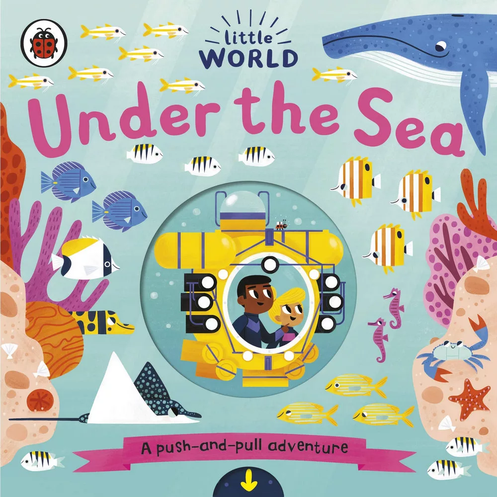 互動硬頁翻翻書：海底世界 Little World: Under the Sea: A push-and-pull adventure