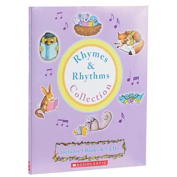 英文童謠跟唱合輯 《Rhymes & Rhythms Collection》（5本書+5CD）