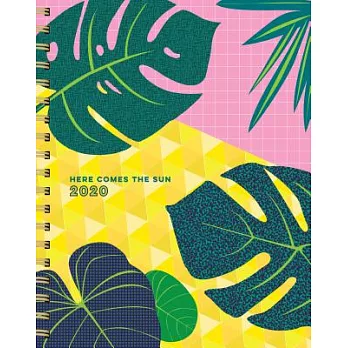 Here Comes the Sun 2019-2020 17-Month Large Planner With 1000+ Stickers