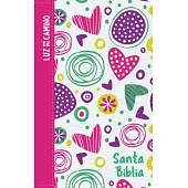 Santa Biblia/ Holy Bible: Nueva Version Internacional, Corazones, Multicolor Símil Piel, Luz En Mi Camino / New International Ve