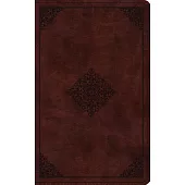 Holy Bible: English Standard Version, Vest Pocket New Testament With Psalms and Proverbs, Burgundy, Trutone, Ornament Design