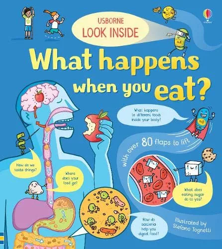 互動機關遊戲書：消化系統大觀園（5歲以上）Look Inside What Happens When You Eat