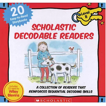 Decodable Readers Box Set Level B 彩色版 (20本書+ 附音檔）