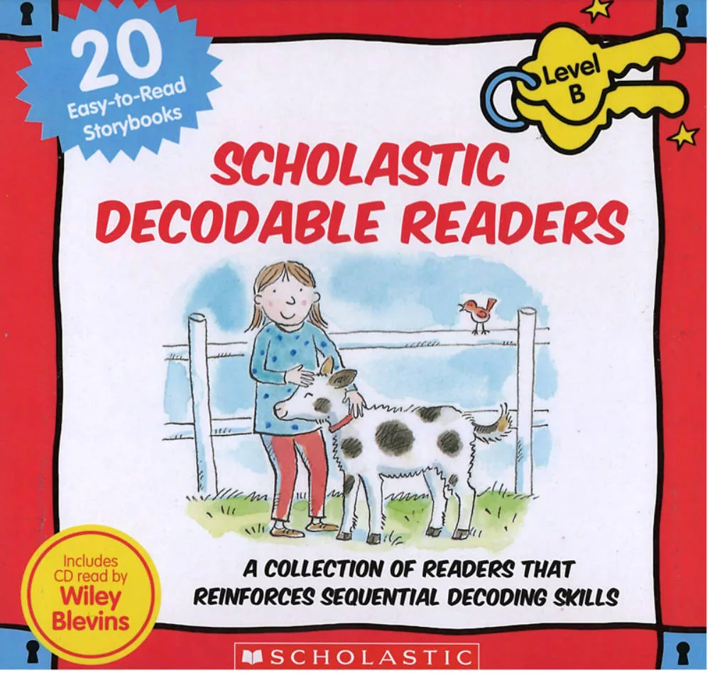 Decodable Readers Box Set Level B 彩色版 (20本書+ 附音檔）