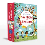 Lift-the-flap questions and answers slipcase：Body、Animals、Dinosaurs、Time、Food
