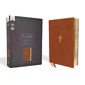 Nasb, Thinline Bible, Leathersoft, Brown, Red Letter Edition, 1995 Text, Comfort Print