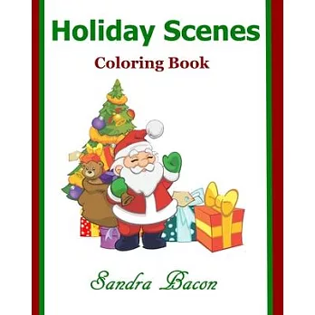 Holiday Scenes Coloring Book