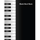 Blank Sheet Music: Classical Musical With Piano Music Manuscript Paper, Staff Paper, Musicians Notebook For Writing And Note Taking - Per