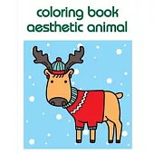 coloring book aesthetic animal: Creative haven christmas inspirations coloring book