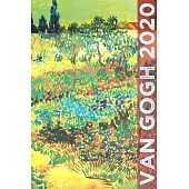 Van Gogh 2020: Art Planner and Datebook Monthly Weekly Scheduler and Organizer - Vertical Days Dated Layout with Monday Start - Aesth