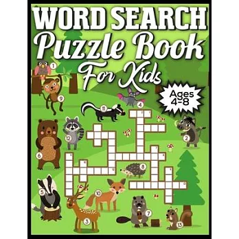 word search puzzle book for kids ages 4-8: My First Word Searches Workbook - Ages 4 to 8
