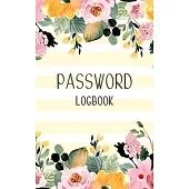 Password Logbook: Password and Username Keeper: Internet Password Organizer Notebook