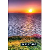 Low Vision Password Record Book With Bold Lines on White Paper: 6