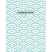 Low Vision Address Book: Contacts and Password Record Book Large Print With Bold Lines on White Paper For Visually Impaired