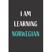 I am learning Norwegian: Blank Lined Notebook For Finnish Language Students
