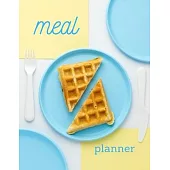 Meal Planner: Chalkboard Journal Organizer Plan Your Meal Breakfast, Dinner, Lunch, Snack Create Your Own Grocery Shopping List