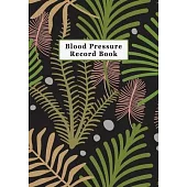 Low Vision Blood Pressure Record Book: Health Log Notebook with Large Print and Bold Lines for Visually Impaired