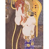 Gustav Klimt Planner 2020: Beethoven Frieze Artistic Jugendstil Art Nouveau Year Organizer: January - December Large Stylish Austrian Modern Art