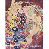 Gustav Klimt Planner 2020: The Maiden Painting Artistic Jugendstil Calendar Year Daily Organizer: January - December Beautiful Modern Art Nouveau
