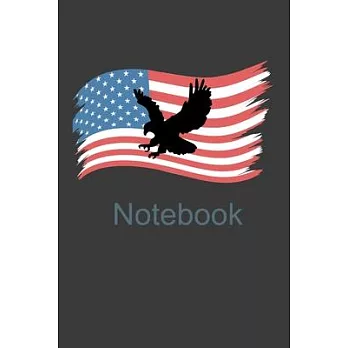 Notebook: Perfect Notebook For American Eagle Lover. Cute Cream Paper 6*9 Inch With 100 Pages Notebook For Writing Daily Routine