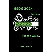 Hsdg 2024: Lined Notebook - Journal Diary - A5 Format - Lined Pages