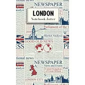 Notebook Jotter: Small Note Book - London Design