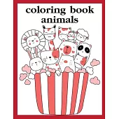 Coloring Book Animals: Mind Relaxation Everyday Tools from Pets and Wildlife Images for Adults to Relief Stress, ages 7-9