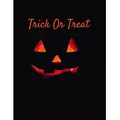 Trick Or Treat: Halloween Themed Sketch Book: Notebook for Drawing, Writing, Painting, Sketching or Doodling