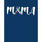 Mama: Autism Awareness Gift 2020 Monthly Planner 8