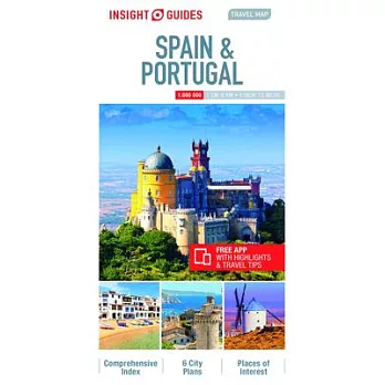 Insight Guides Travel Map Spain & Portugal (Insight Maps)
