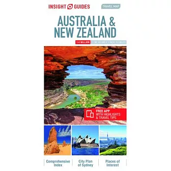 Insight Guides Travel Map Australia & New Zealand (Insight Maps)