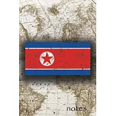 Notes: Beautiful Flag of North Korea Lined Journal Or Notebook, Great Gift For People Who Love To Travel, Perfect For Work Or