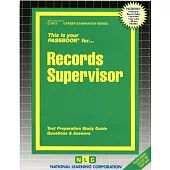 Records Supervisor: Passbooks Study Guide