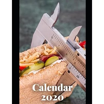 Nutritionist Calendar 2020: Calendar Weekly Planer 2020 Logbook Diary Gift Todo Memory Book Budget Planner Hobby - Men, Woman, Girls & Boys - 8.5＂