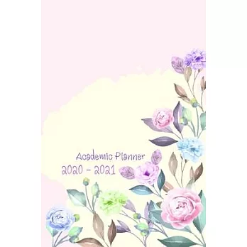 2020-2021 Monthly Planner: Academic Weekly & Monthly Pocket Calendar Schedule Organizer, 6＂ x 9＂, 148 Pages
