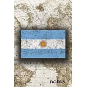 Notes: Beautiful Flag Of Argentina, Lined Journal Or Notebook, Great Gift For People Who Love To Travel, Perfect For Work Or