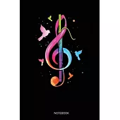 Notebook: Liniertes Notizbuch A5 - Fagott Musiker Notizbuch I Orchester Fagottisten Instrumen Musiknote Geschenk