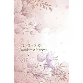 2020-2021 Monthly Planner: Academic Weekly & Monthly Pocket Calendar Schedule Organizer, 6＂ x 9＂, 148 Pages