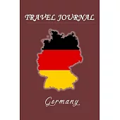 Travel Journal - Germany - 50 Half Blank Pages -