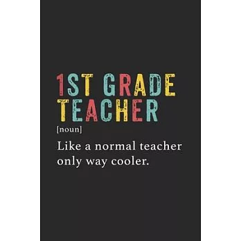 博客來-1st Grade Teacher: 1st Grade Teacher Journal Notebook Gift for ...