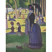 Georges Seurat Black Pages Notebook: A Sunday on La Grande Jatte - Artistic Blank Lined Composition Notebook for Taking Notes - French Art Pointillism
