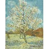 Pink Peach Tree Planner 2020: Vincent van Gogh - Artsy Daily Organizer: January - December - Beautiful Large Floral Art Agenda - Tree Flower Dutch M